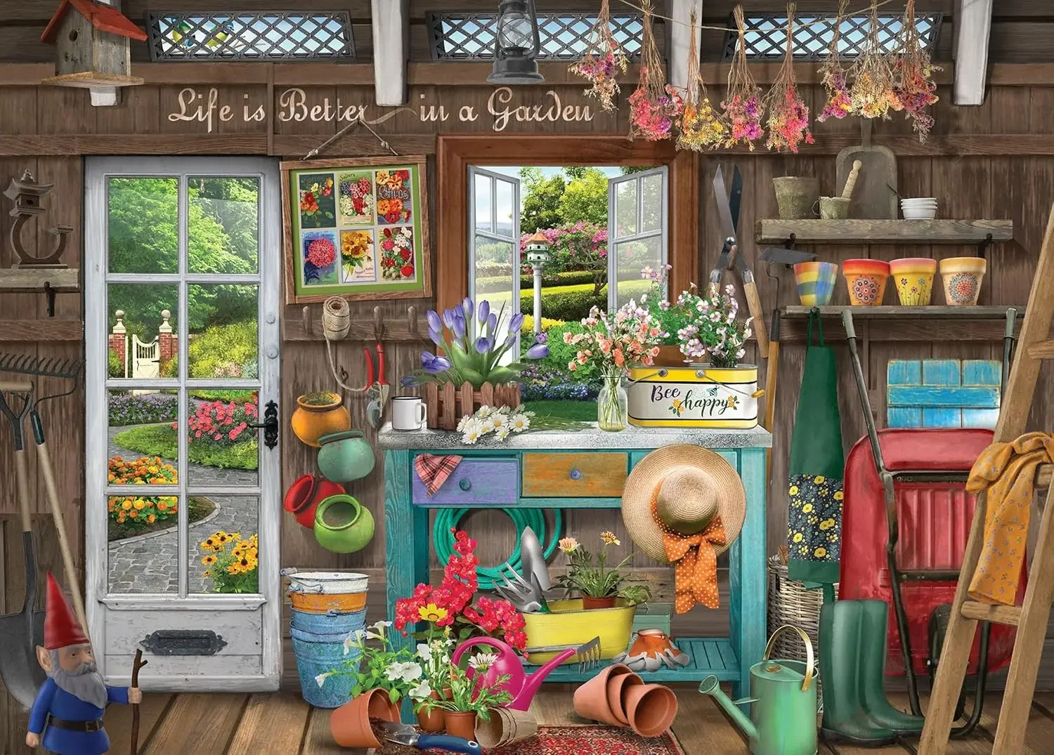 Пазлы-головоломки Potting Shed 500/300/120 элементов: сложные семейные игры для игровой комнаты, спальни, гостиной
Пазлы-головоломки Potting Shed 500/300/120 элементов: сложные семейные игры для игровой комнаты, спальни, гостиной