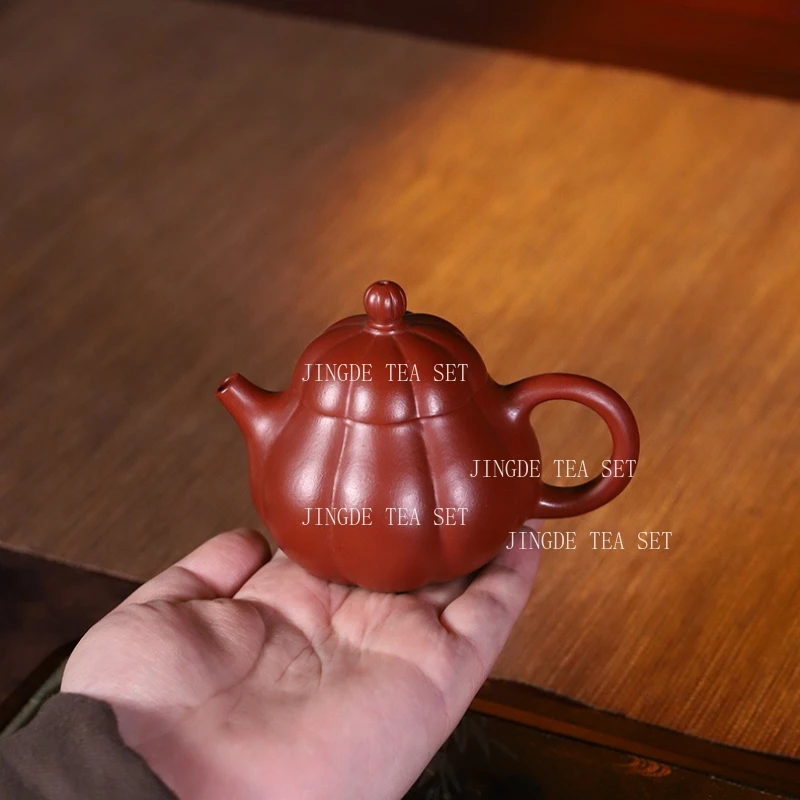 160ml Dahongpao Teapot Zhu Ni Small Capacity Household Tea Pot Chinese Yixing Purple Clay Teapot Wendan Teapot Kung Fu Tea Set
160ml Dahongpao Teapot Zhu Ni Small Capacity Household Tea Pot Chinese Yixing Purple Clay Teapot Wendan Teapot Kung Fu Tea Set