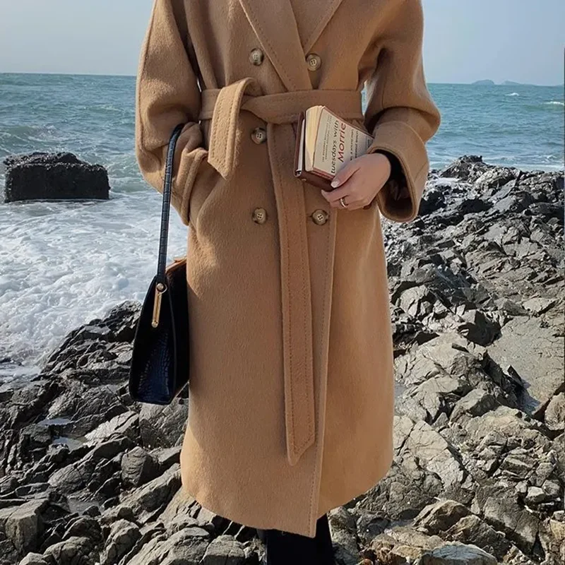 Double-Sided Tilted Windbreaker Jacket Women's Overcoat 2025 Autumn Winter New Korean Loose Mid-Length Wool Trenchcoat Jacket
Double-Sided Tilted Windbreaker Jacket Women's Overcoat 2025 Autumn Winter New Korean Loose Mid-Length Wool Trenchcoat Jacket