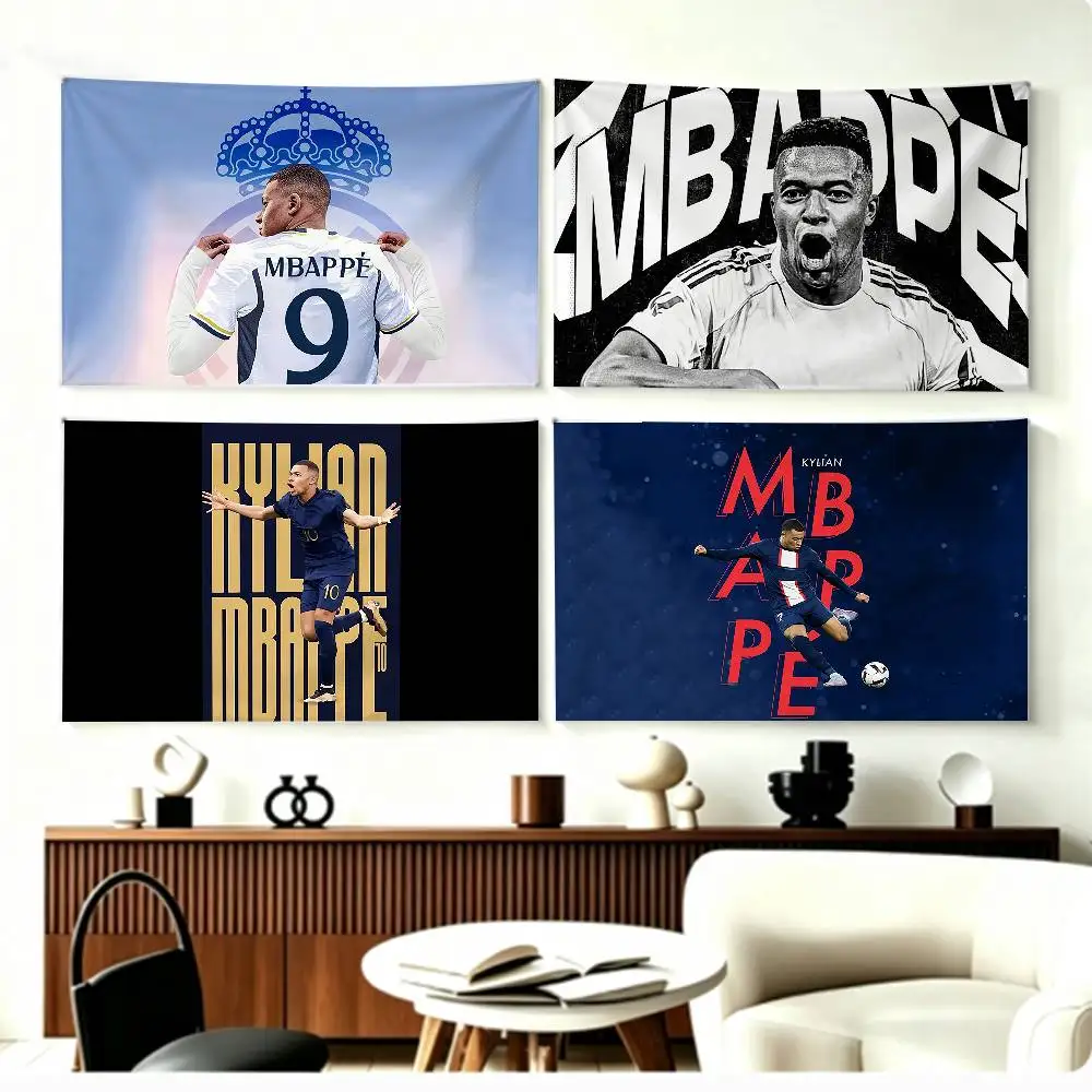 FOOTBALL K-Kylian Mbappé Flags Wall Hanging Background Art Banner for Bedroom Home Outdoor Decor
FOOTBALL K-Kylian Mbappé Flags Wall Hanging Background Art Banner for Bedroom Home Outdoor Decor