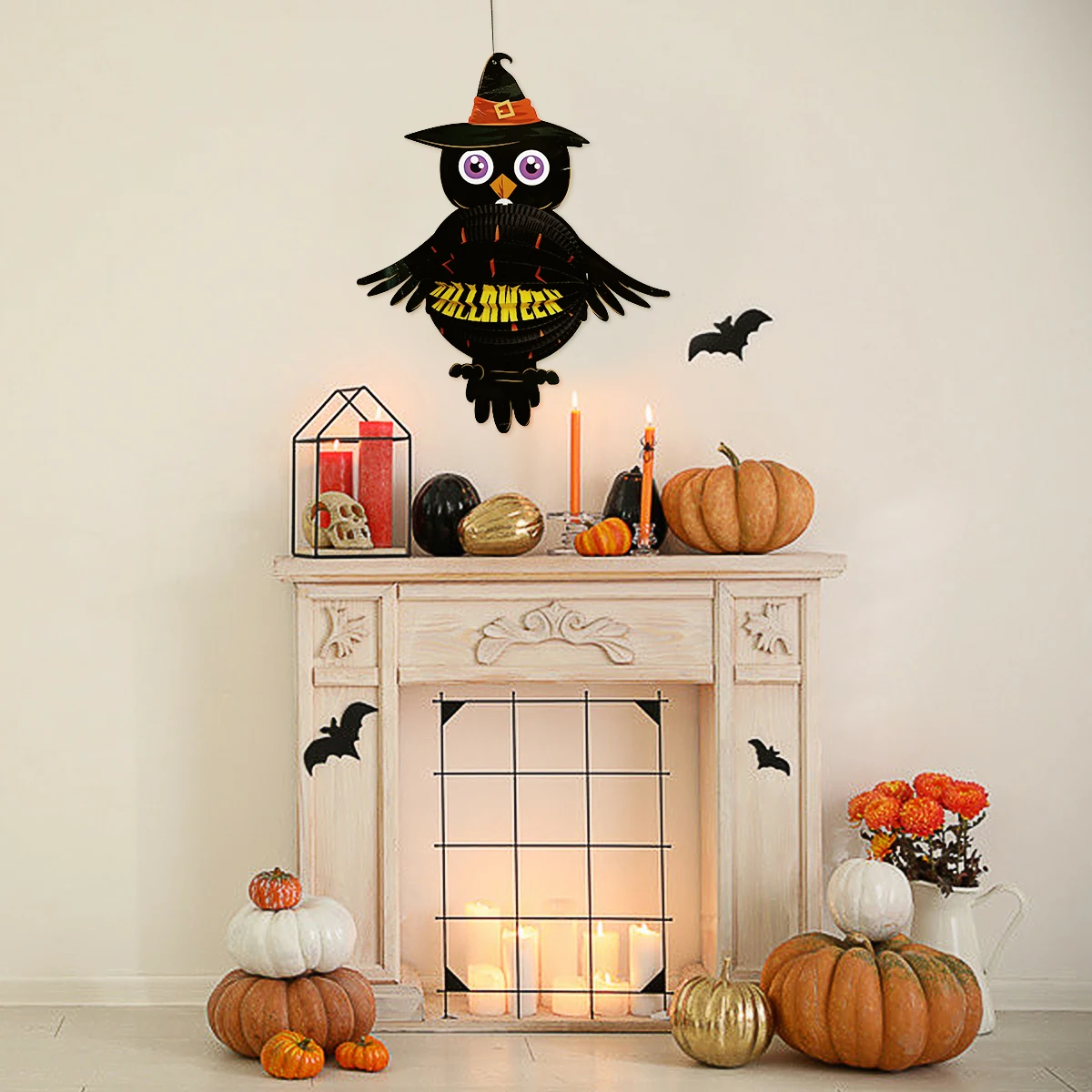 2Pcs DoubleSided Lantern Black Ghost Lantern Halloween Paper Decor Easy Fold Party Pendant Party Pendant Indoor Lighting
2Pcs DoubleSided Lantern Black Ghost Lantern Halloween Paper Decor Easy Fold Party Pendant Party Pendant Indoor Lighting