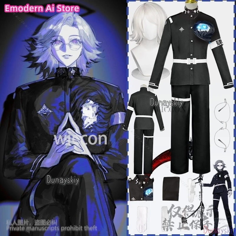 Anime Game The Hundred 코스프레 Aotsuki Eito Costume DK School Uniform Sailor Suits Armband Horror Man Wigs Glasses Customized
Anime Game The Hundred 코스프레 Aotsuki Eito Costume DK School Uniform Sailor Suits Armband Horror Man Wigs Glasses Customized