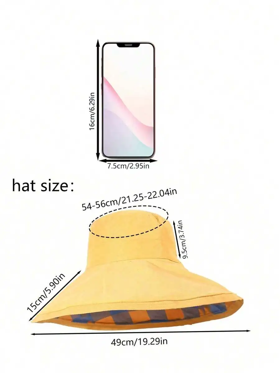 Women Reversible Bucket Hat With Wide Brim UV Protection Sun Hat For Beach Travel Outdoor
Women Reversible Bucket Hat With Wide Brim UV Protection Sun Hat For Beach Travel Outdoor