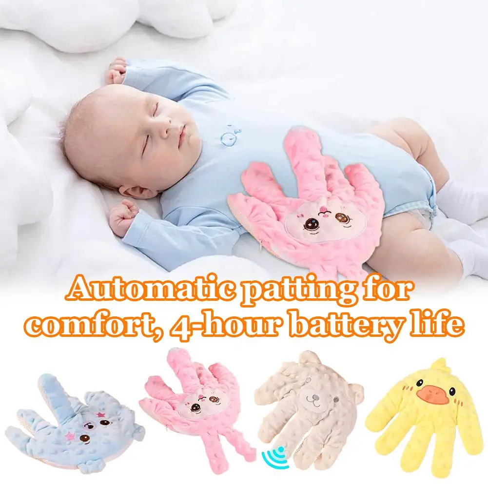 Automatic Baby Sleep Soother Remote Control Patting Hand Toy, Soft Plush Gentle Pressure Sleep Aid, Newborn Comfort Toy for Crib
Automatic Baby Sleep Soother Remote Control Patting Hand Toy, Soft Plush Gentle Pressure Sleep Aid, Newborn Comfort Toy for Crib