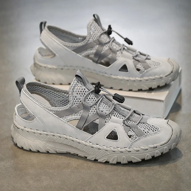 Summer Men Sandals Genuine Leather Mens Casual Shoes Outdoor Men Leather Sandals for Men Beach Shoes Roman mens Shoes
Summer Men Sandals Genuine Leather Mens Casual Shoes Outdoor Men Leather Sandals for Men Beach Shoes Roman mens Shoes