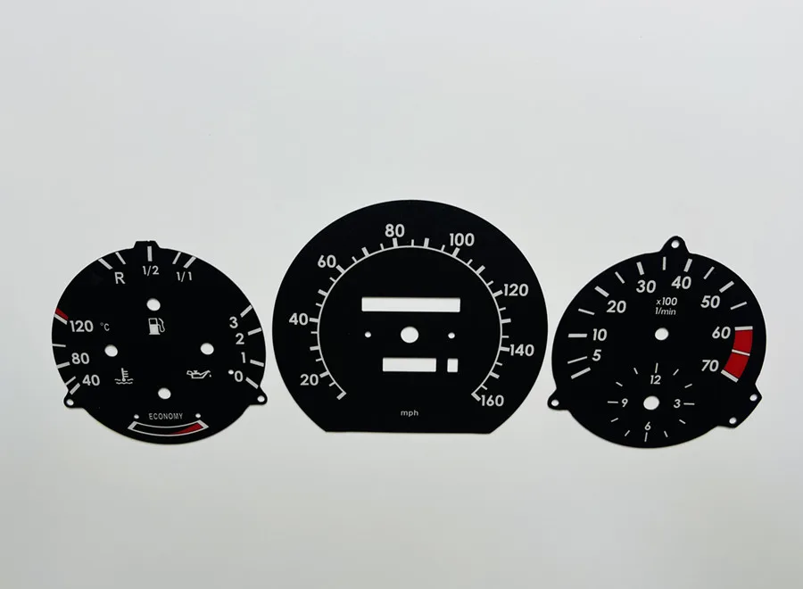 Instrument Cluster Face Plate For Mercedes W124 W126 W201 Petrol Gauge Face Dial 7000RPM KMH MPH
Instrument Cluster Face Plate For Mercedes W124 W126 W201 Petrol Gauge Face Dial 7000RPM KMH MPH