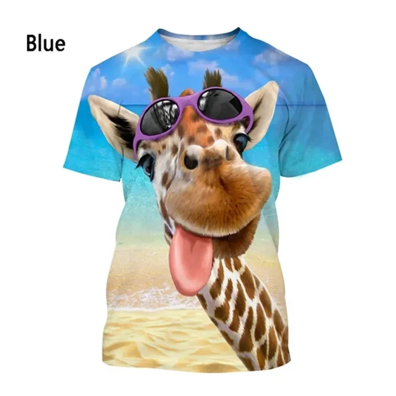 Funny Africa Giraffe Graphic T Shirt for Men Kids Tee Shirts Cute 3D Jirafa Printed Tee Animal Cartoon Tops Cool Mens Clothing
Funny Africa Giraffe Graphic T Shirt for Men Kids Tee Shirts Cute 3D Jirafa Printed Tee Animal Cartoon Tops Cool Mens Clothing