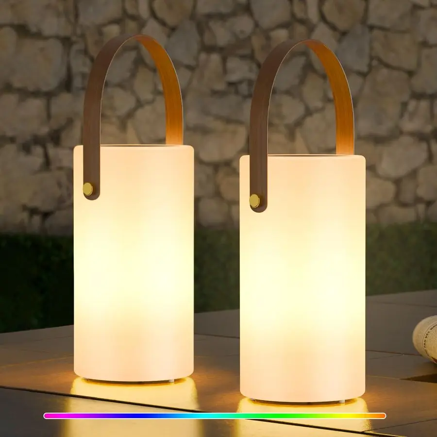 2Pack Solar Table Lamp Outdoor Lantern 2 in 1 Charging Portable LED Cordless Lights with Remote 8 Colors, WaterResistant IP44 fo
2Pack Solar Table Lamp Outdoor Lantern 2 in 1 Charging Portable LED Cordless Lights with Remote 8 Colors, WaterResistant IP44 fo