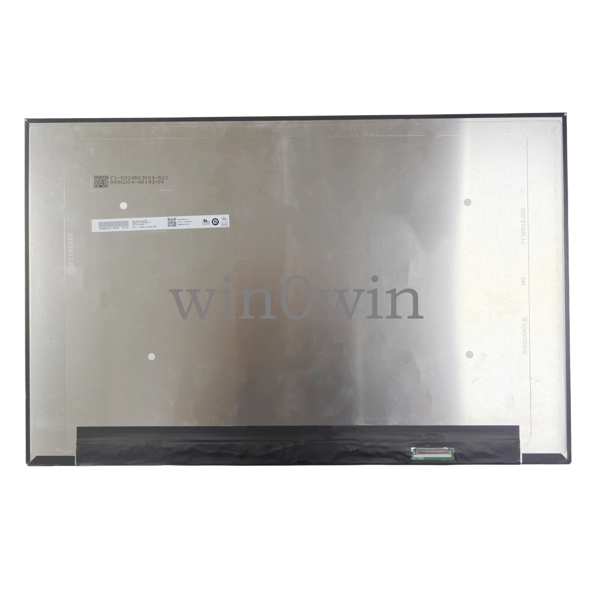 18.0'' IPS Laptop LCD Screen B180UAN01.2 Display Panel 144Hz 192x1200 40 PINS
18.0'' IPS Laptop LCD Screen B180UAN01.2 Display Panel 144Hz 192x1200 40 PINS