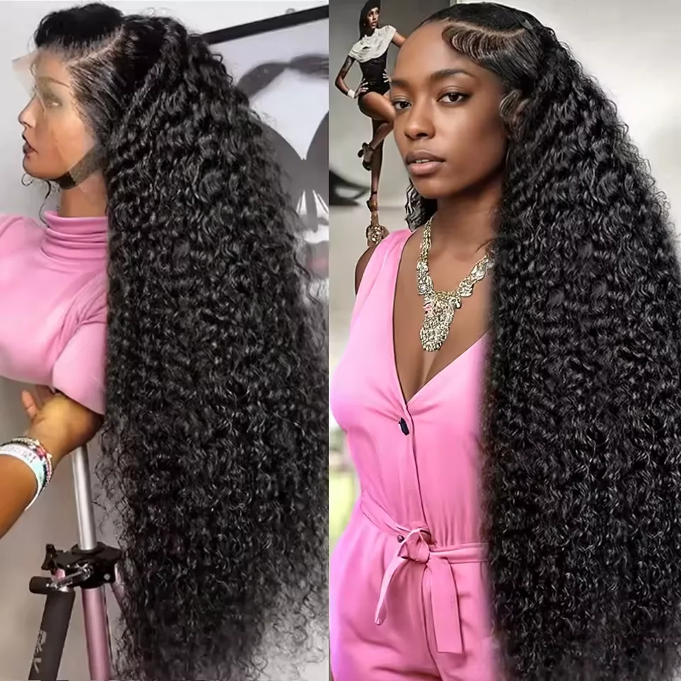 13x6 13x7 HD Transparent Lace Frontal Wig 30 40 Inch Deep Wave 200 Density 6x6 Closure Glueless Wig Human Hair 13x4 Curly Wigs
13x6 13x7 HD Transparent Lace Frontal Wig 30 40 Inch Deep Wave 200 Density 6x6 Closure Glueless Wig Human Hair 13x4 Curly Wigs