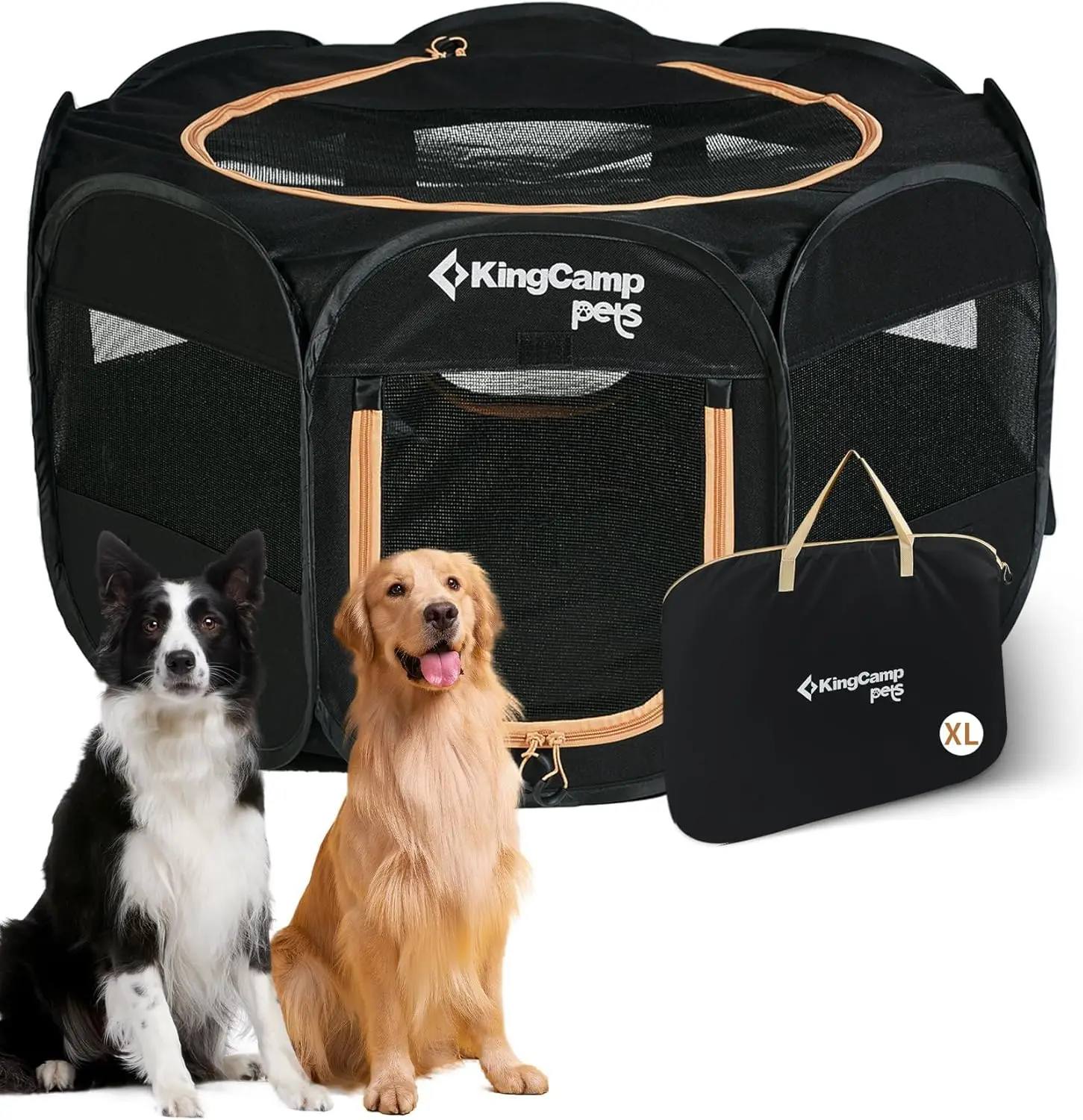 Portable Foldable Pet Playpen Tent with Zippered Bottom & Cover for Indoor Outdoor Use, 29/36/50 Inch Sizes
Portable Foldable Pet Playpen Tent with Zippered Bottom & Cover for Indoor Outdoor Use, 29/36/50 Inch Sizes