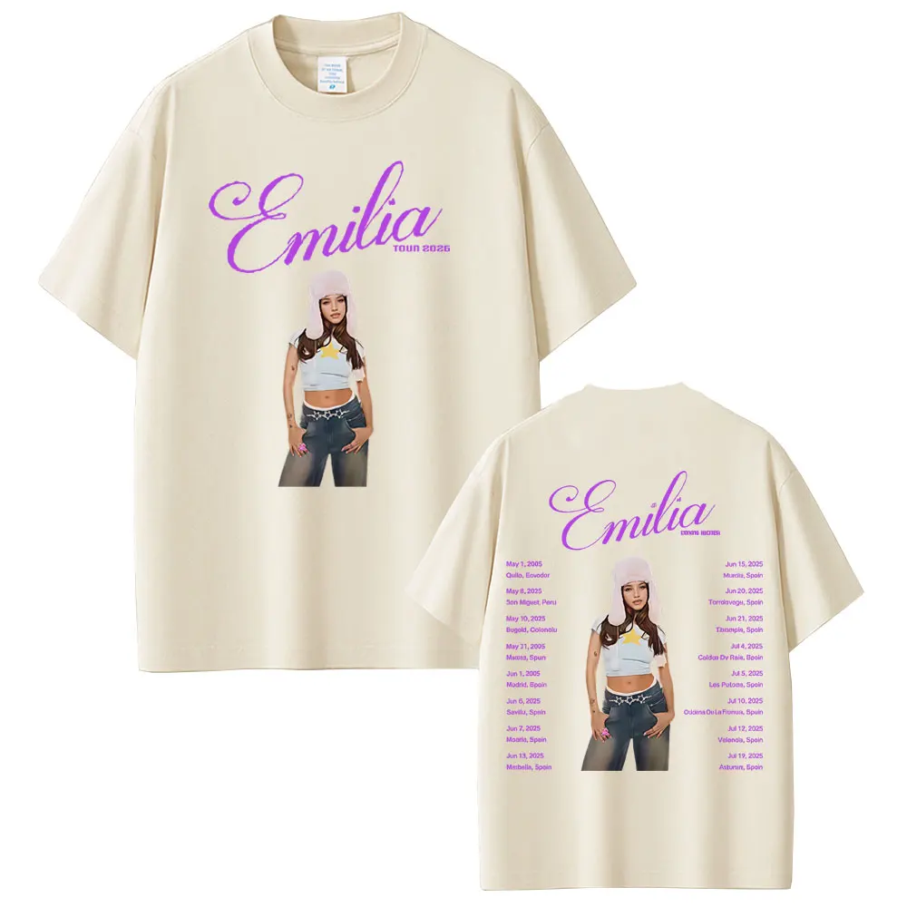 Emilia Mernes Tour 2025 T-shirt Men Women Hip Hop Fashion Pop Music Short Sleeve T-shirts Unisex Casual Cotton Vintage T Shirt
Emilia Mernes Tour 2025 T-shirt Men Women Hip Hop Fashion Pop Music Short Sleeve T-shirts Unisex Casual Cotton Vintage T Shirt