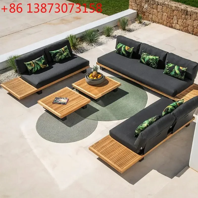 Outdoor sofa courtyard garden solid wood deck chair combination outdoor leisure waterproof open-air furniture
Outdoor sofa courtyard garden solid wood deck chair combination outdoor leisure waterproof open-air furniture