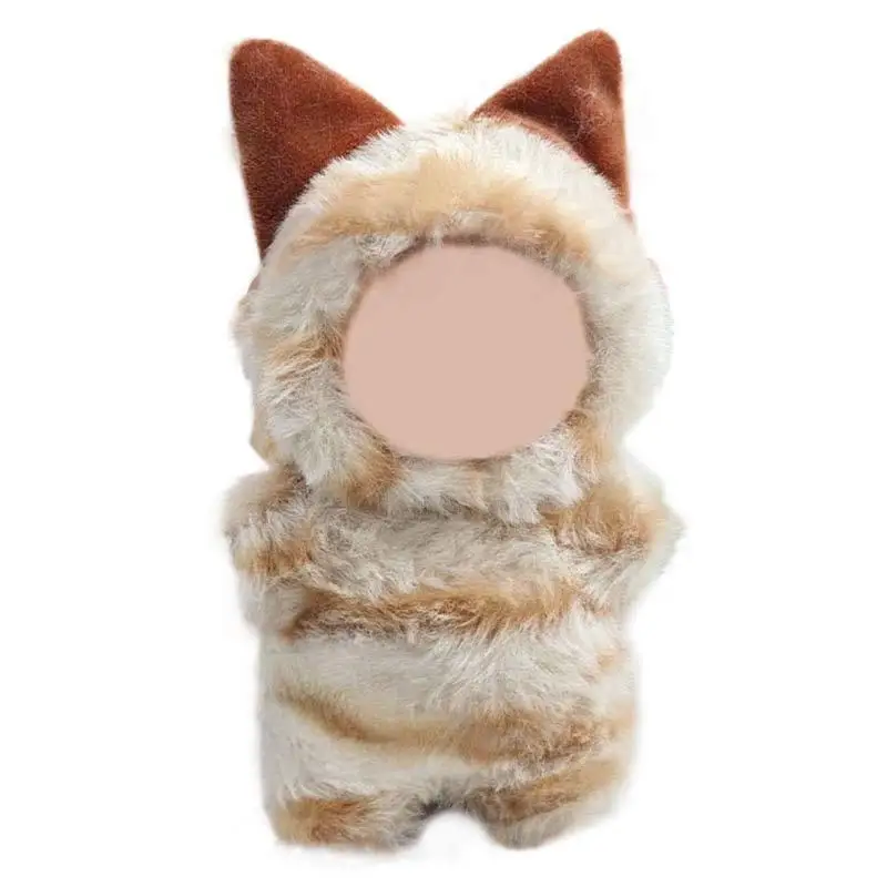 17cm Doll Clothes For Labubu Cute Dinosaur Elephant Cat Plush Suit Jumpsuit Kawaii Headwear Doll Dress Up Game Decor For Gift
17cm Doll Clothes For Labubu Cute Dinosaur Elephant Cat Plush Suit Jumpsuit Kawaii Headwear Doll Dress Up Game Decor For Gift