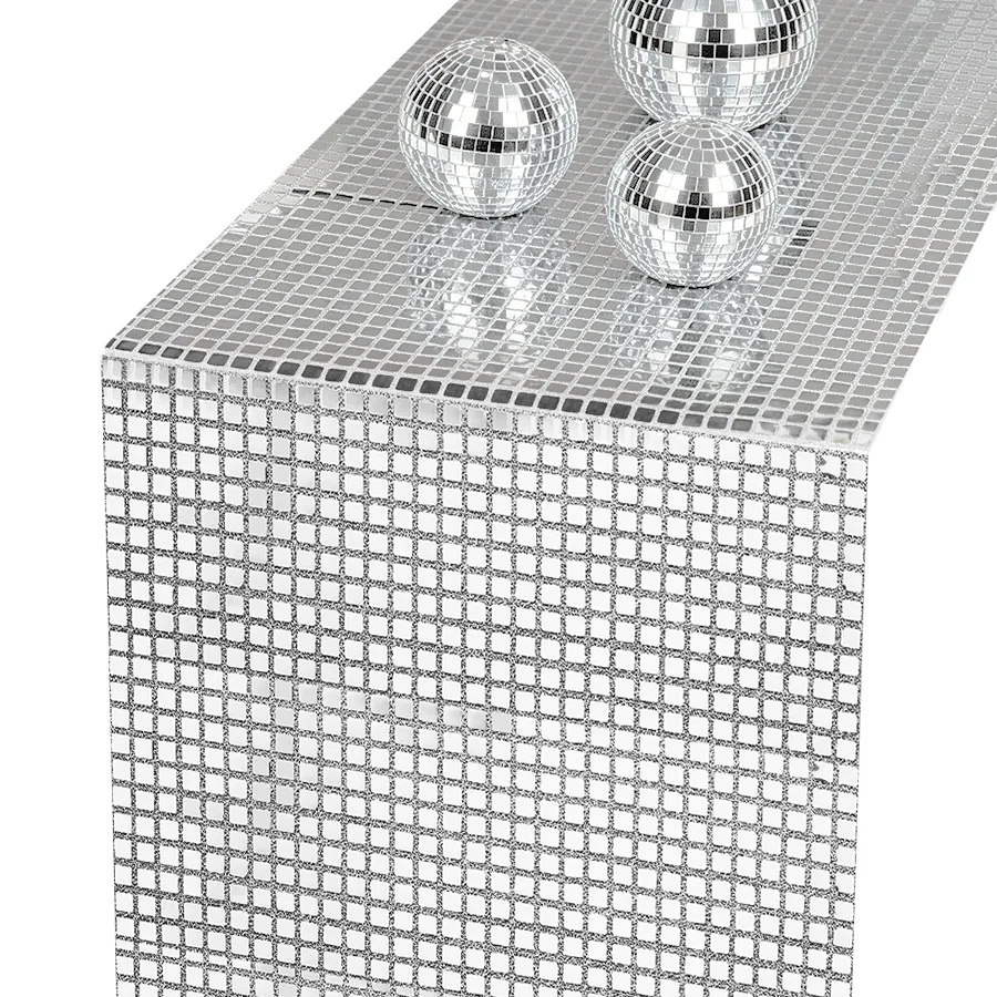 275x30cm Mirror Glitter Disco Theme Table Runner Disco Ball Birthday Party Table Decoration Wedding Bachelorette Party Supplies
275x30cm Mirror Glitter Disco Theme Table Runner Disco Ball Birthday Party Table Decoration Wedding Bachelorette Party Supplies