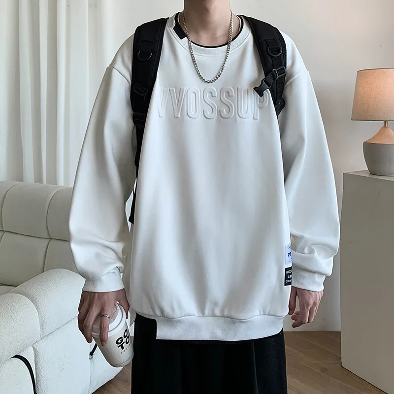 Spring Fall Men Sweatshirt Casual Male Sweatshirt Vintage 3D Letter Print Men Sweatshirt Oversized O Neck Casual Top with Ribbed
Spring Fall Men Sweatshirt Casual Male Sweatshirt Vintage 3D Letter Print Men Sweatshirt Oversized O Neck Casual Top with Ribbed
