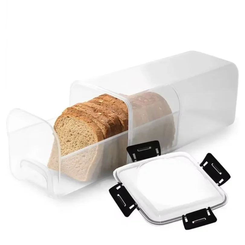Bread Keeper Plastic Bread Preservation Box with Sealing Lid Clear Loaf Container Airtight Practical Toast Storage Box Pasta
Bread Keeper Plastic Bread Preservation Box with Sealing Lid Clear Loaf Container Airtight Practical Toast Storage Box Pasta