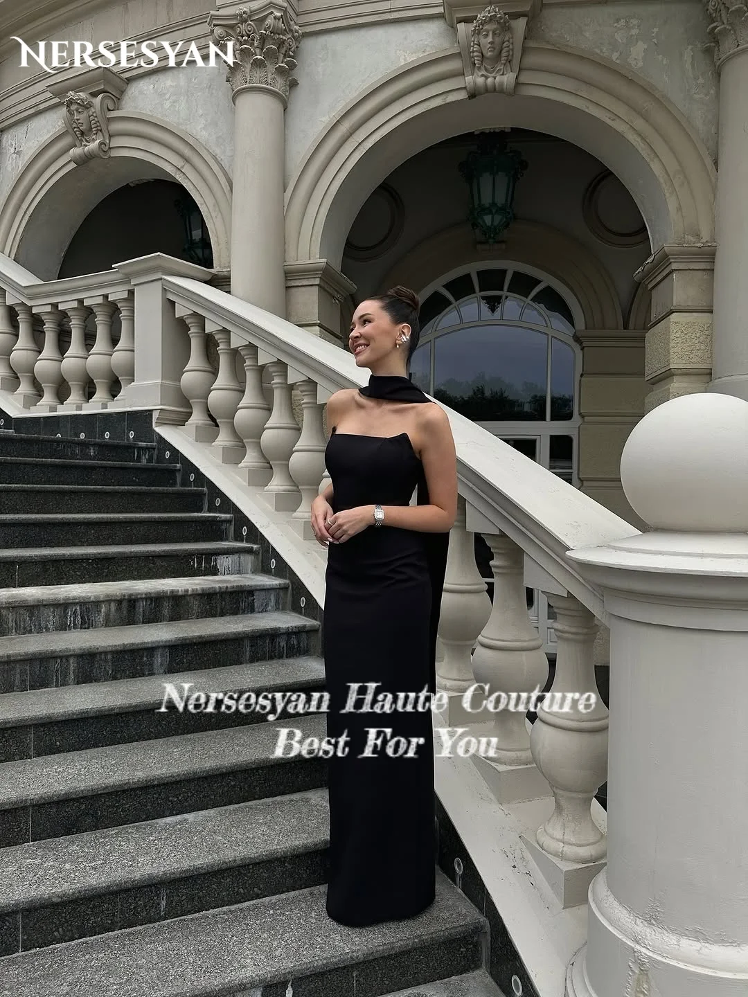 Nersesyan Black Elegant Mermaid Evening Dresses Off Shoulder Formal Dress Wedding Women Party Gowns платье вечернее Customized
Nersesyan Black Elegant Mermaid Evening Dresses Off Shoulder Formal Dress Wedding Women Party Gowns платье вечернее Customized