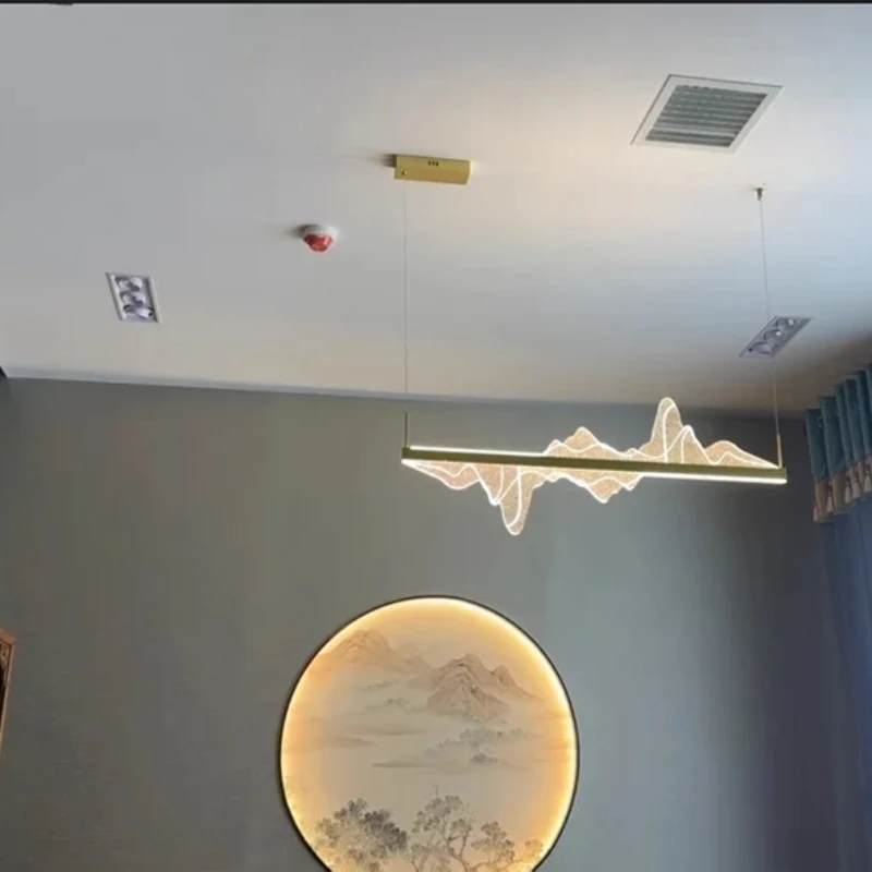 Postmodern Rectangle Golden Snow Mountain Glass Artistic Ideas Chandelier Bedroom Ceiling LED Intelligent Remote dimmable
Postmodern Rectangle Golden Snow Mountain Glass Artistic Ideas Chandelier Bedroom Ceiling LED Intelligent Remote dimmable