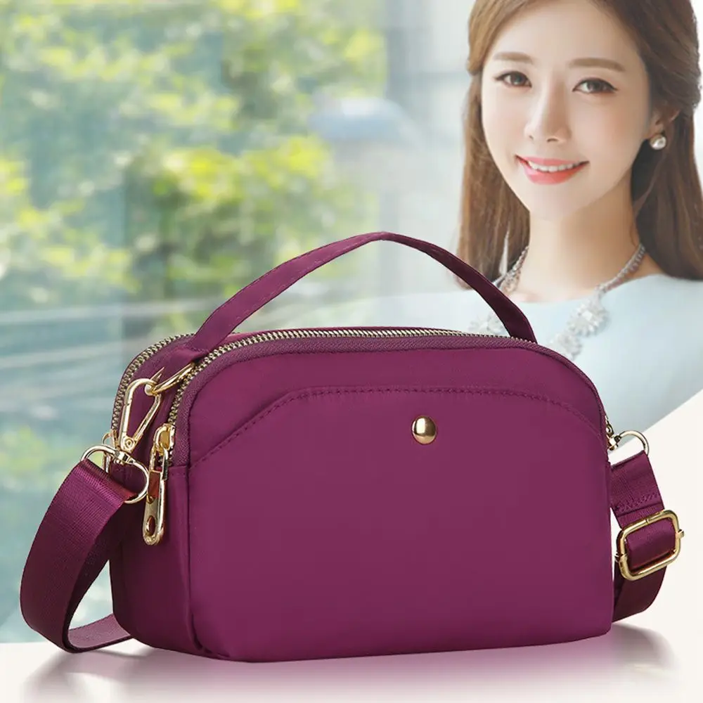 Women Nylon Shoulder Bag Waterproof Zipper Handbags Female Large Capacity Crossbody Bags
Women Nylon Shoulder Bag Waterproof Zipper Handbags Female Large Capacity Crossbody Bags