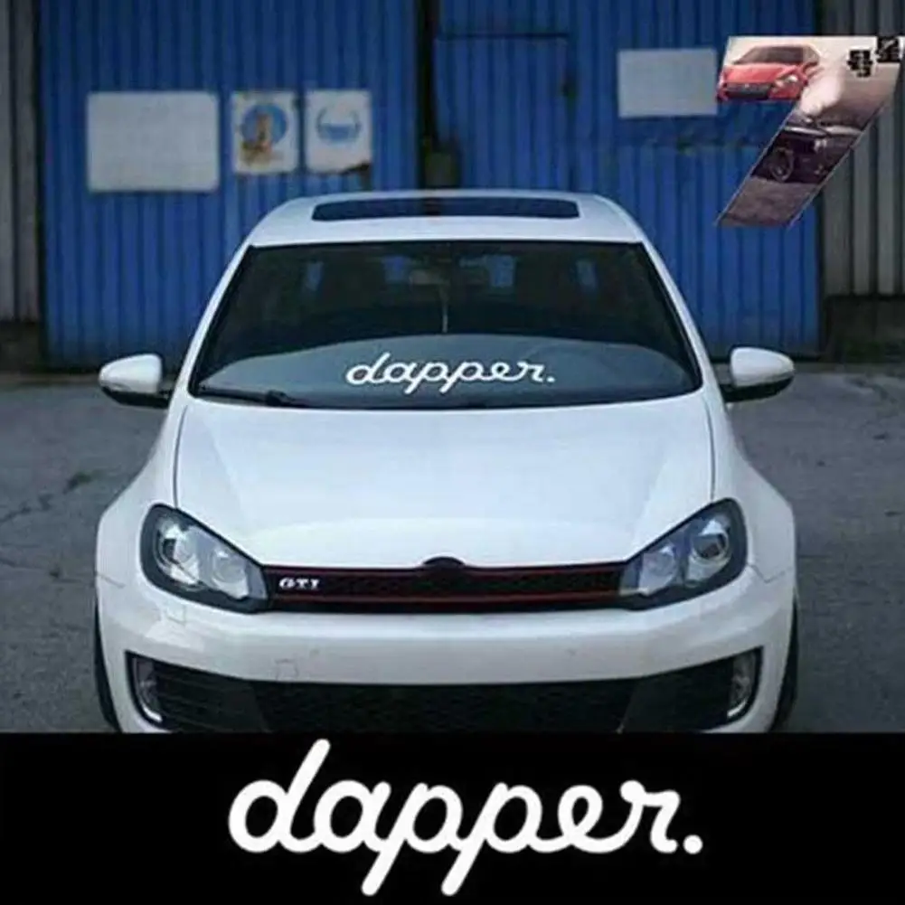 Автомобильный Стайлинг, наклейка с надписью Dapper, наклейка на переднее и заднее стекло, наклейка на лобовое стекло, водостойкая, высокая липк...
Автомобильный Стайлинг, наклейка с надписью Dapper, наклейка на переднее и заднее стекло, наклейка на лобовое стекло, водостойкая, высокая липк...