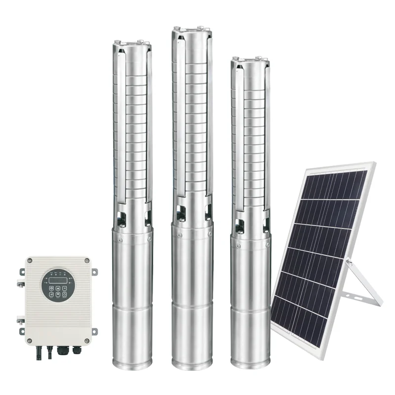 Hybrid AC DC Submersible Deep Well Solar Water Pump for Farm Use
Hybrid AC DC Submersible Deep Well Solar Water Pump for Farm Use