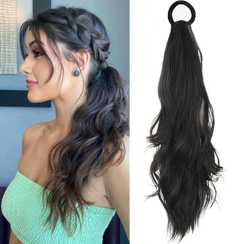 LUPU волосы наращивание хвоста парик натуральный накладной хвост для женщин синтетический черный коричневый волнистый хвост с резинкой для женщин
LUPU волосы наращивание хвоста парик натуральный накладной хвост для женщин синтетический черный коричневый волнистый хвост с резинкой для женщин