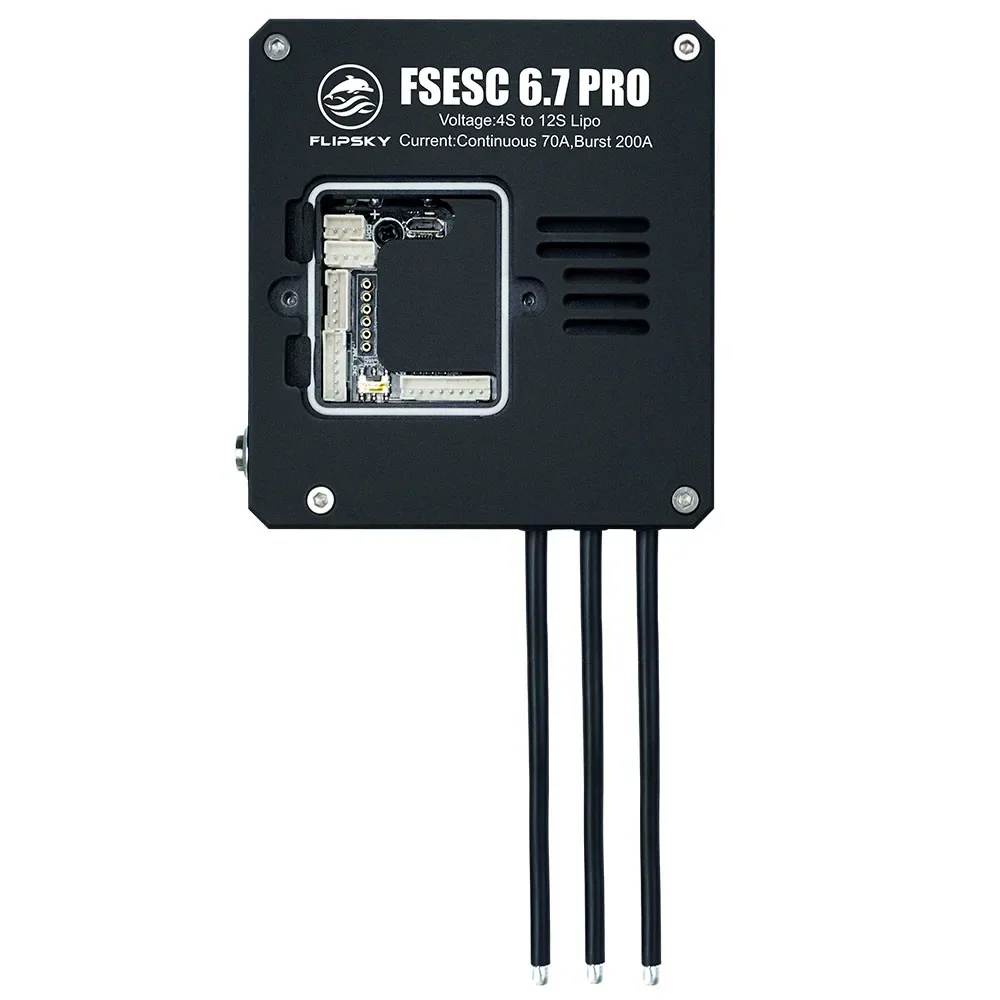 FLIPSKY FSESC 6.7 PRO Based Upon VESC6 with Aluminum Case and Anti-spark Switch/with Heat Sink
FLIPSKY FSESC 6.7 PRO Based Upon VESC6 with Aluminum Case and Anti-spark Switch/with Heat Sink