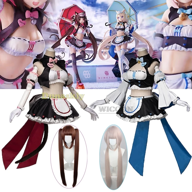 Аниме Cafe Maid NEKOPARA Chocola Vanilla Косплей Костюм Униформа Хэллоуин Карнавал Лолита Платье Длинный Парик гоночный костюм сексуальный cos
Аниме Cafe Maid NEKOPARA Chocola Vanilla Косплей Костюм Униформа Хэллоуин Карнавал Лолита Платье Длинный Парик гоночный костюм сексуальный cos