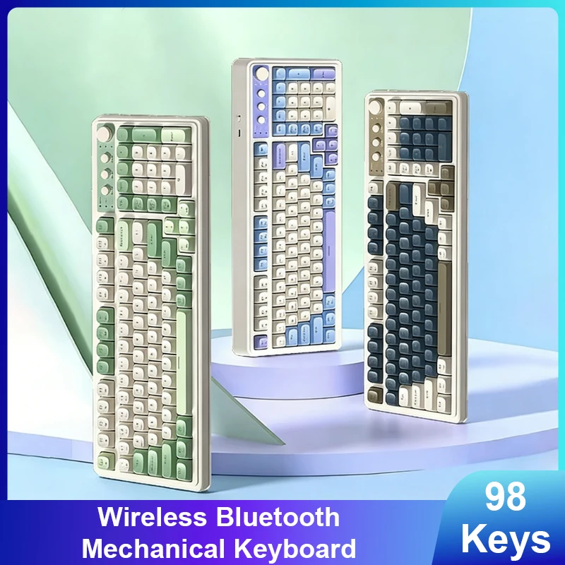 Wireless Bluetooth Mechanical Keyboard for Laptop Desktop Office Gaming with Wired Mode High Aesthetic Design for Wolf Spider
Wireless Bluetooth Mechanical Keyboard for Laptop Desktop Office Gaming with Wired Mode High Aesthetic Design for Wolf Spider