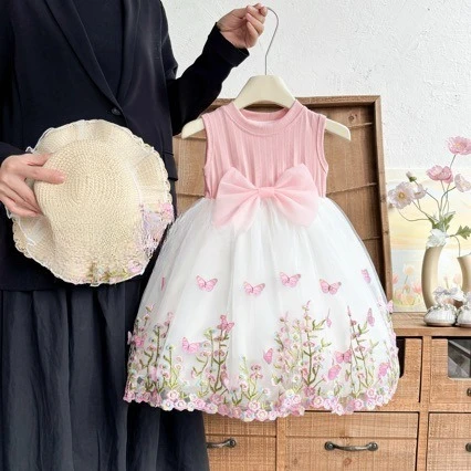 Sweet Summer Girls Dress 2026 Fluffy Skirt Make Dress Lovely for Daily Party Floral Print Fresh and Fit Hot Summer
Sweet Summer Girls Dress 2026 Fluffy Skirt Make Dress Lovely for Daily Party Floral Print Fresh and Fit Hot Summer