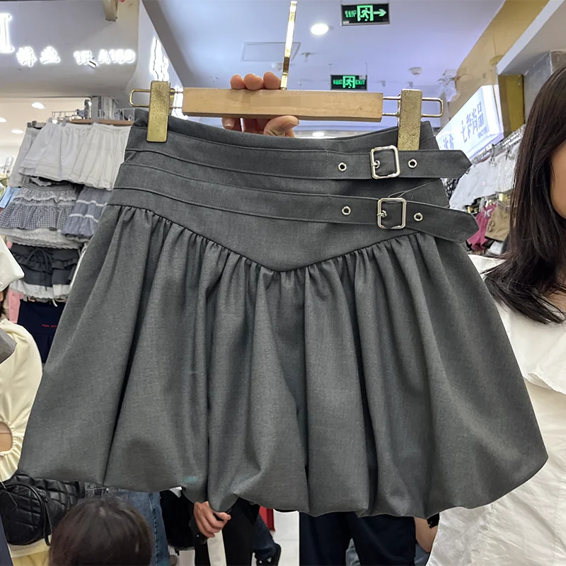 Korean Belt Splicing Solid Color Casual Bud Skirt Women 2025 Autumn New Streetwear Pleated Fashion All Match A-line Skirt
Korean Belt Splicing Solid Color Casual Bud Skirt Women 2025 Autumn New Streetwear Pleated Fashion All Match A-line Skirt