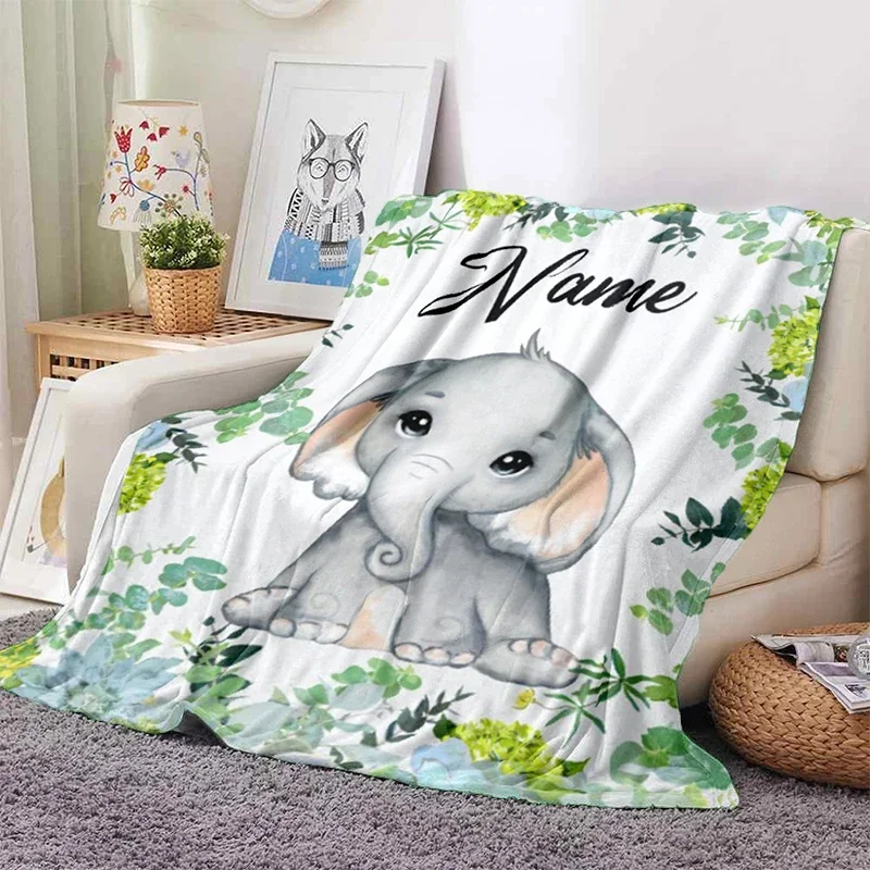 Custom Name Blanket Cute Cartoon Animals Throw Blankets Soft Warm Bedspread Shawl for Bed Sofa Flannel Blanket Children's Gift
Custom Name Blanket Cute Cartoon Animals Throw Blankets Soft Warm Bedspread Shawl for Bed Sofa Flannel Blanket Children's Gift