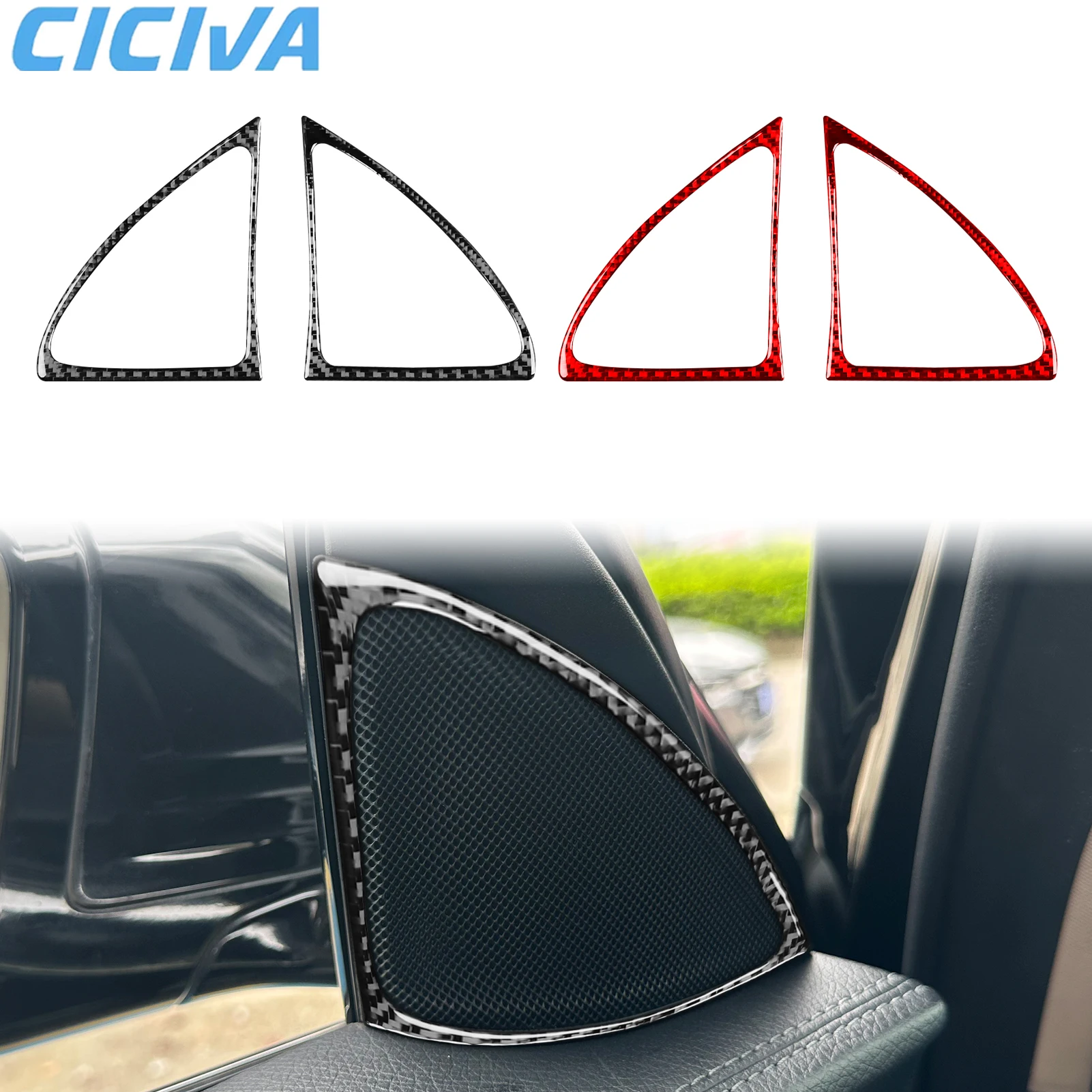 For Mercedes Benz E Class W213 2016-2022 Carbon Fiber A-pillar Stereo Audio Frame Cover Sticker Interior Car Accessories Trim
For Mercedes Benz E Class W213 2016-2022 Carbon Fiber A-pillar Stereo Audio Frame Cover Sticker Interior Car Accessories Trim