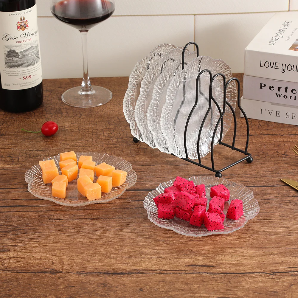 6Pcs Glass Salad Plate Fruit Dessert Bread Dish Plates Appetizer Snack Plate Glasses Dinnerware Set For Party
6Pcs Glass Salad Plate Fruit Dessert Bread Dish Plates Appetizer Snack Plate Glasses Dinnerware Set For Party