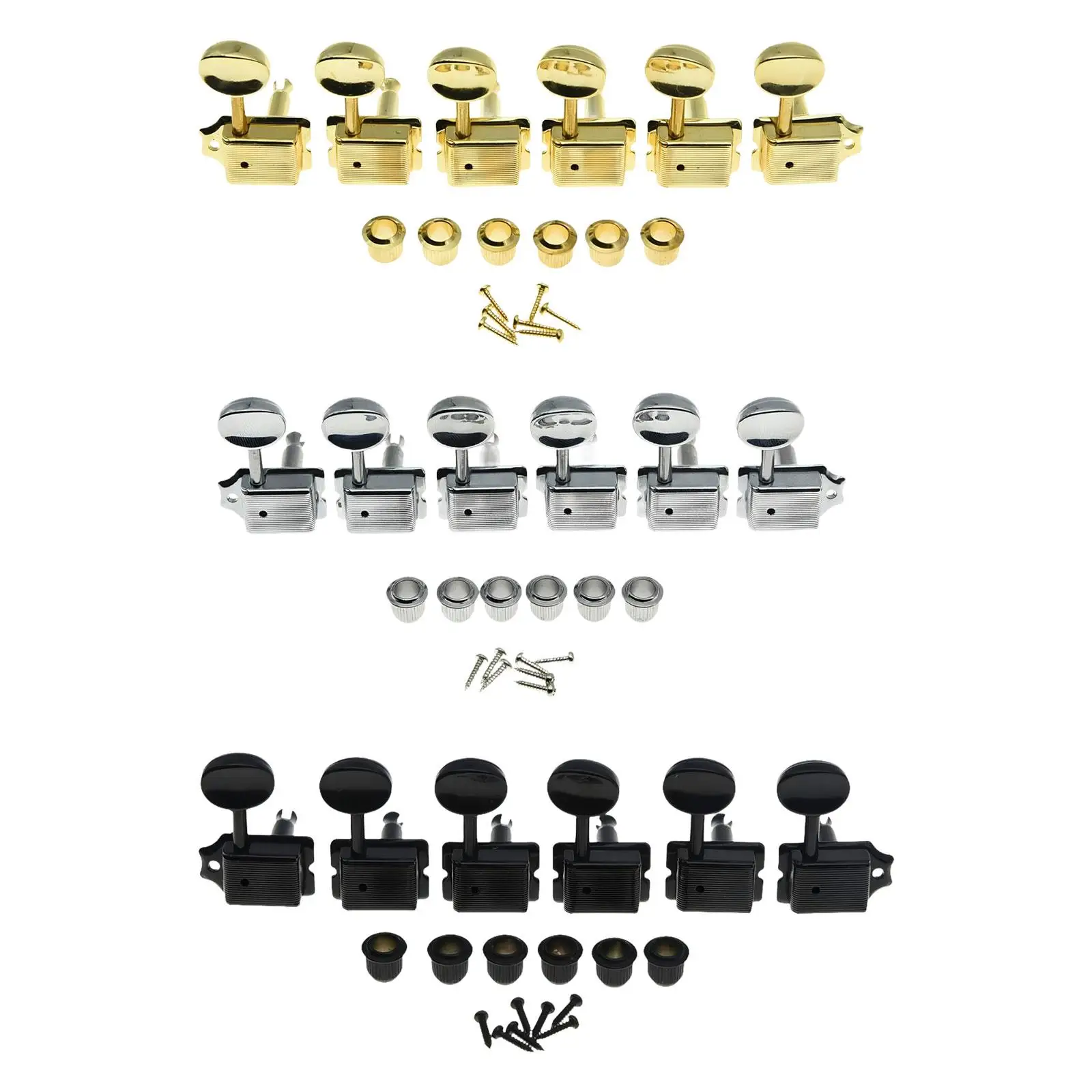6x Split Shaft Vintage Guitar Tuning Keys Sturdy Accessory Tuning Pegs Repair Parts 1/15 6R Machine Heads
6x Split Shaft Vintage Guitar Tuning Keys Sturdy Accessory Tuning Pegs Repair Parts 1/15 6R Machine Heads