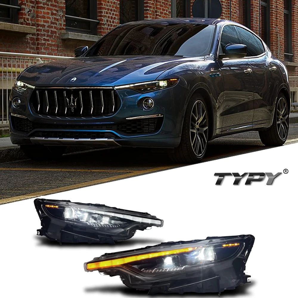 TYPY Car Lights For Maserati Levante Headlight Full LED Projector Lens Headlight 2016-2022 Upgrade 2023 Style Front Lamps
TYPY Car Lights For Maserati Levante Headlight Full LED Projector Lens Headlight 2016-2022 Upgrade 2023 Style Front Lamps