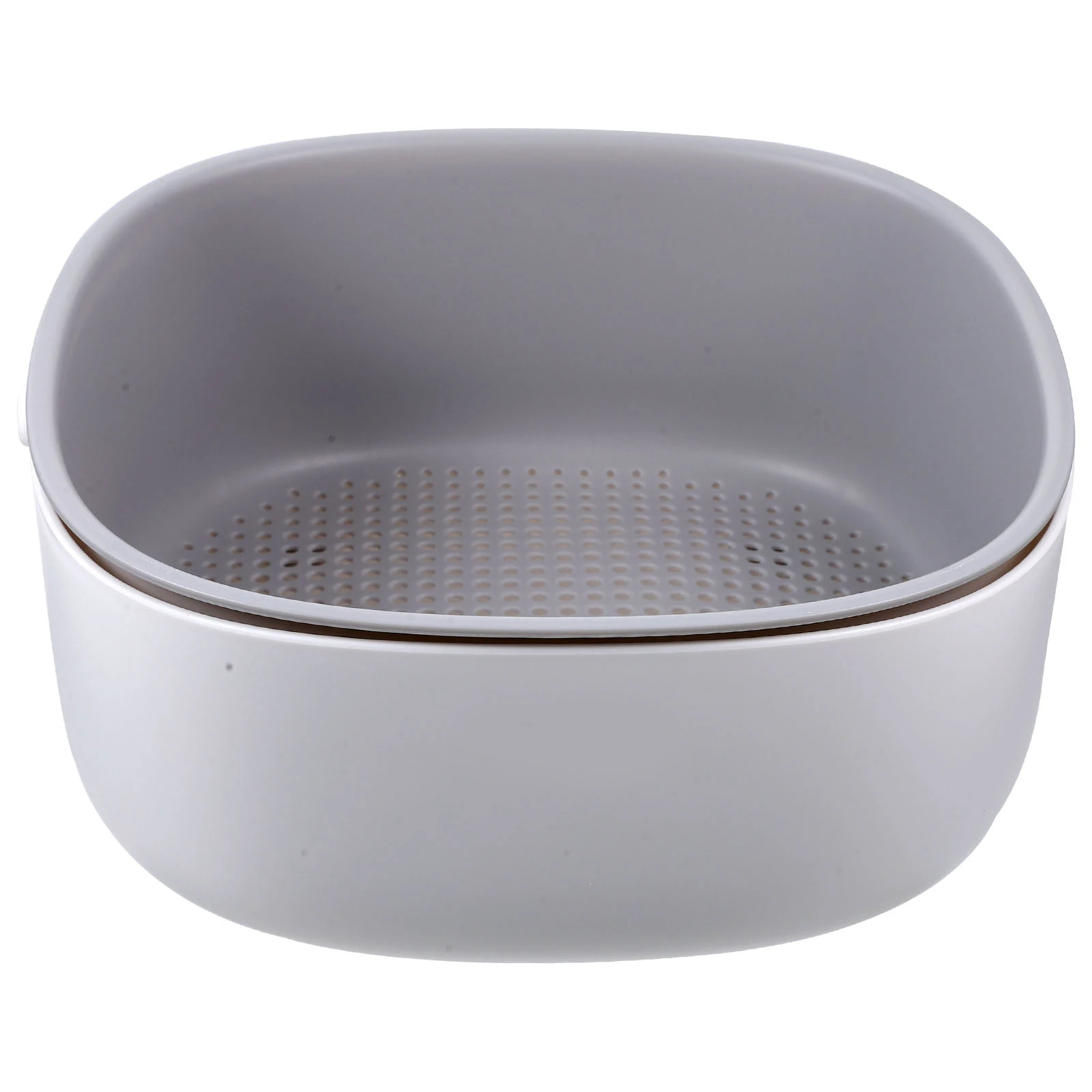 Dual Layer Drain Basket for Fruits Vegetables Kitchen Strainer Evenly Distributed Holes Compact Wear Resistant Plastic Filter
Dual Layer Drain Basket for Fruits Vegetables Kitchen Strainer Evenly Distributed Holes Compact Wear Resistant Plastic Filter