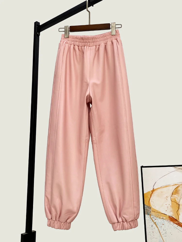 Casual Loose Sheepskin Pants Winter High Quality Genuine Real Leather Women's Fashion Ankle-Banded Versatile Cropped
Casual Loose Sheepskin Pants Winter High Quality Genuine Real Leather Women's Fashion Ankle-Banded Versatile Cropped
