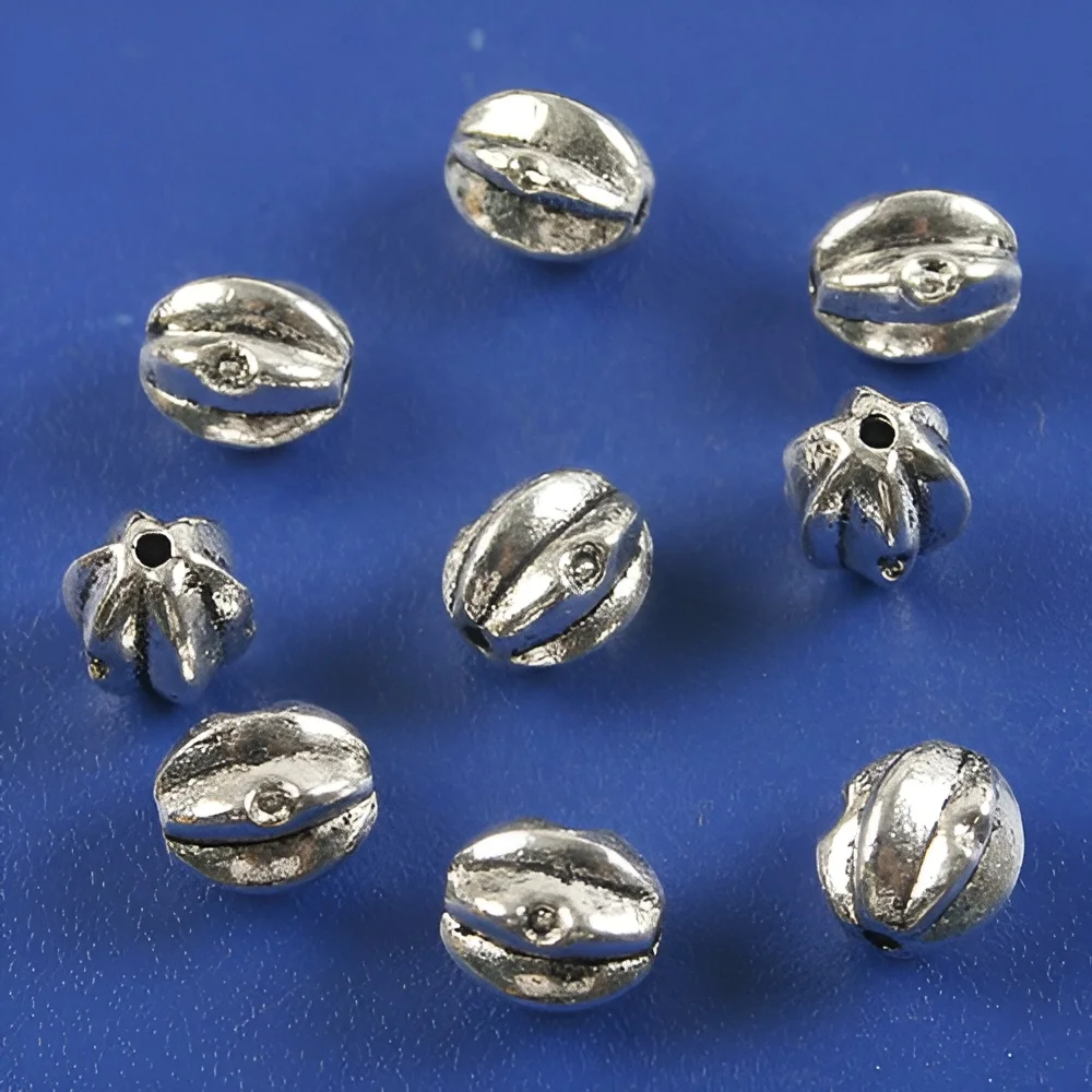 30 шт., 7,4 мм, диаметр отверстия: 0,9 мм, темно-серебристые маленькие бусины-разделители в форме фонариков h5006
30 шт., 7,4 мм, диаметр отверстия: 0,9 мм, темно-серебристые маленькие бусины-разделители в форме фонариков h5006