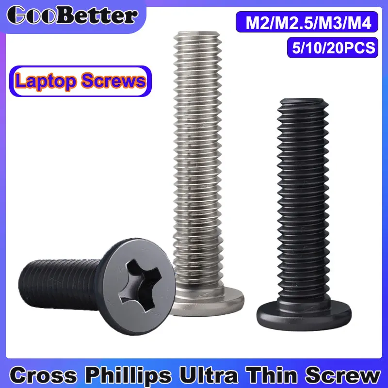 M2 M2.5 M3 M4 Ultrathin Head Screw Bolt Carbon Steel Cross Phillips Ultra Thin Low Flat Head Screws Bolts Laptop Accessories
M2 M2.5 M3 M4 Ultrathin Head Screw Bolt Carbon Steel Cross Phillips Ultra Thin Low Flat Head Screws Bolts Laptop Accessories