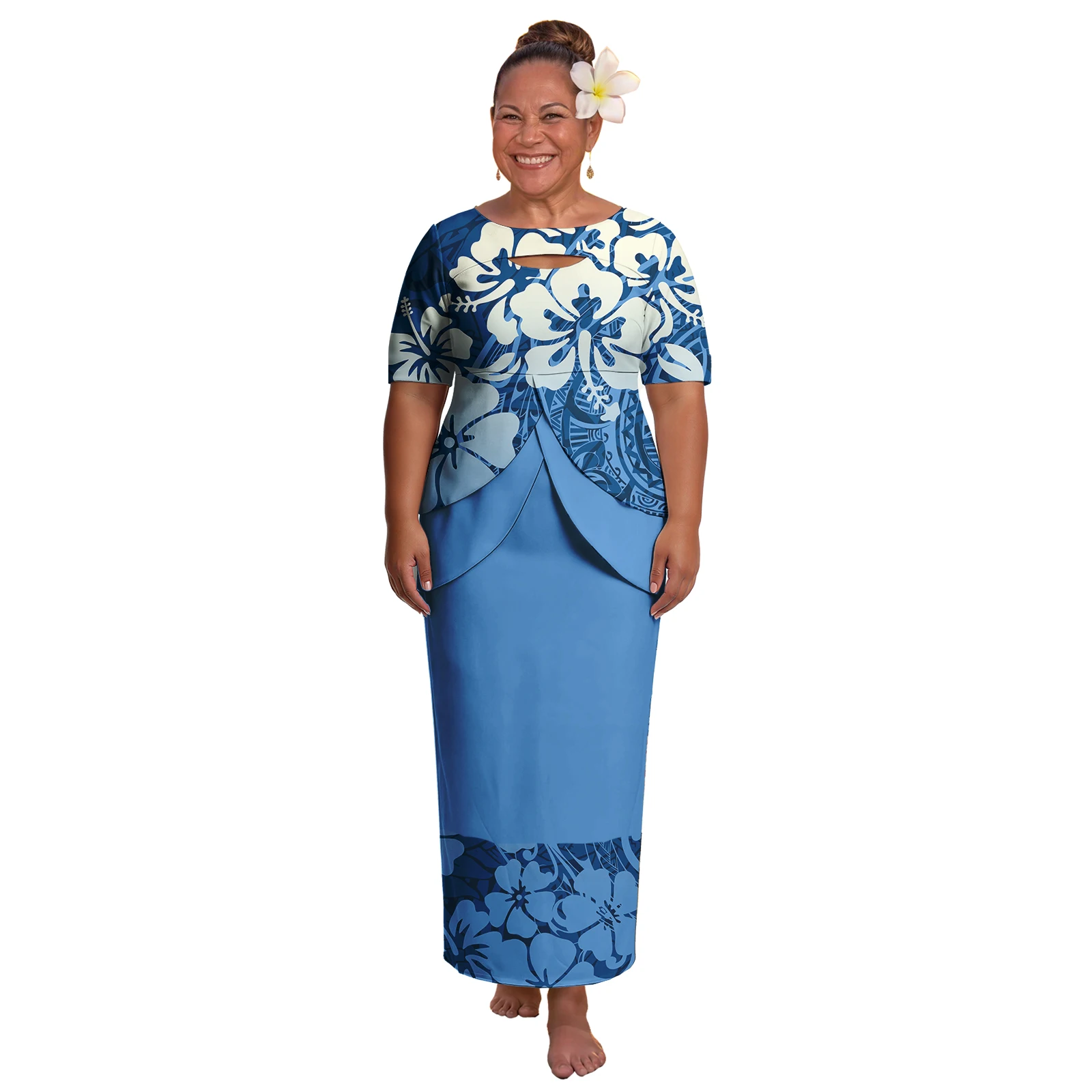 Custom Design Samoan Puletasi for Ladies Hawaiian Style Print Custom Women Puletasi Dresses Polynesian Cutout Neck 2 Piece Set
Custom Design Samoan Puletasi for Ladies Hawaiian Style Print Custom Women Puletasi Dresses Polynesian Cutout Neck 2 Piece Set
