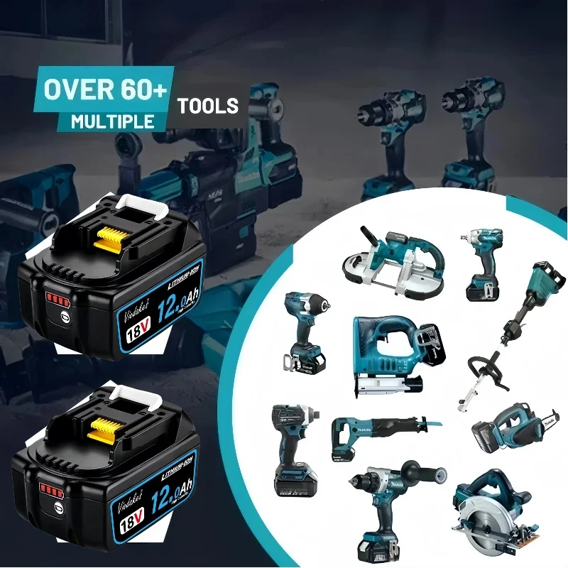 replacement for Makita 18V Battery for Makita Tool,DGA504、DTD173、TW004G、DGA506 Rechargeable18v 12.0Ah Lithium Battery
replacement for Makita 18V Battery for Makita Tool,DGA504、DTD173、TW004G、DGA506 Rechargeable18v 12.0Ah Lithium Battery