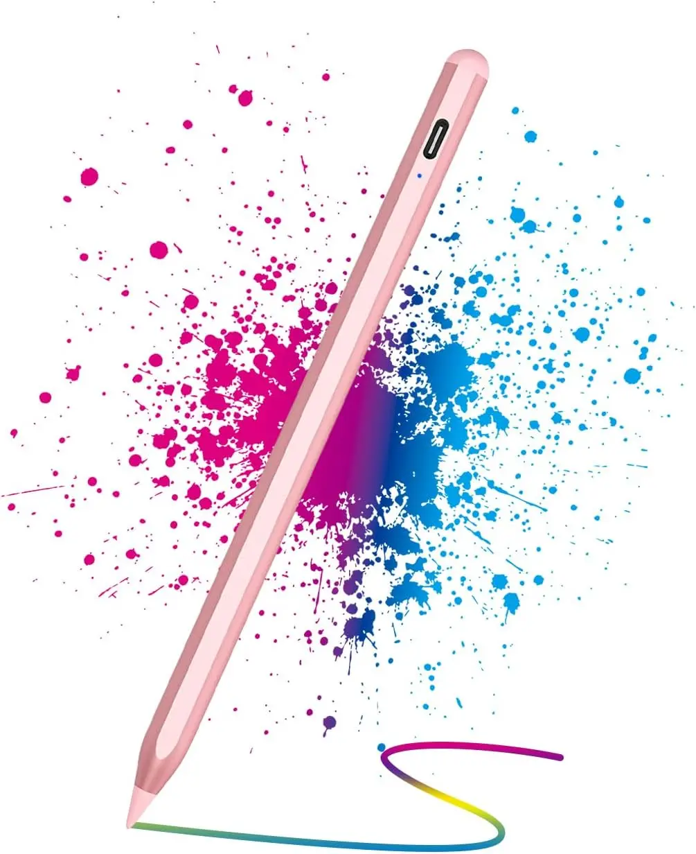 Stylus Pen for iPad 2018-2026, Fast Charge USB-C, Compatible with iPad 11/10/9/8/7/6th Gen, iPad Pro 11"/12.9"/13", Air 3/4/5/M2/M3/M4, Mini 5/6/7 Gen - Rose Gold
Stylus Pen for iPad 2018-2026, Fast Charge USB-C, Compatible with iPad 11/10/9/8/7/6th Gen, iPad Pro 11"/12.9"/13", Air 3/4/5/M2/M3/M4, Mini 5/6/7 Gen - Rose Gold