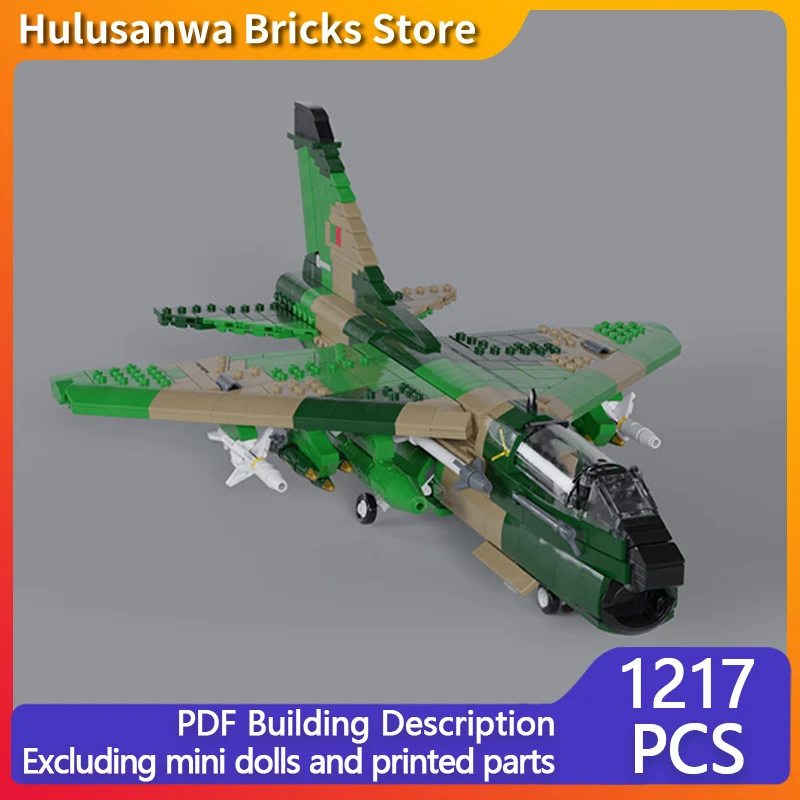 A7 Military Fighter Jets Model MOC Building Bricks War Equipment Modular Technology Gifts Holiday Assemble Children Toys Suit
A7 Military Fighter Jets Model MOC Building Bricks War Equipment Modular Technology Gifts Holiday Assemble Children Toys Suit