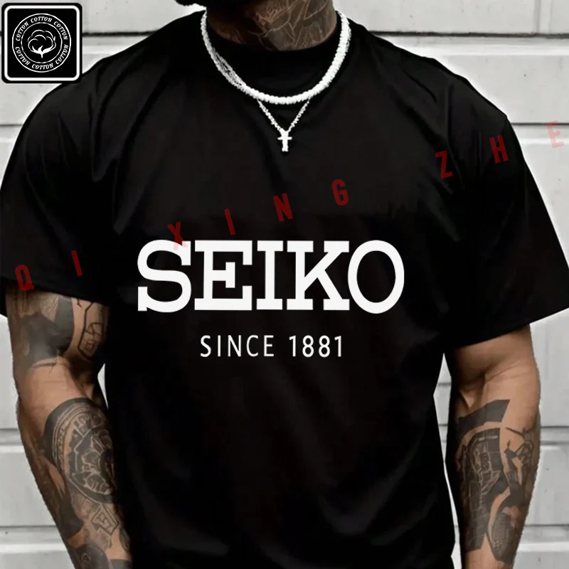 New Sale Seiko Logo Moto T Shirt Men's Cotton Casual Fashion Short Sleeved Round Neck T-shirt Tee
New Sale Seiko Logo Moto T Shirt Men's Cotton Casual Fashion Short Sleeved Round Neck T-shirt Tee