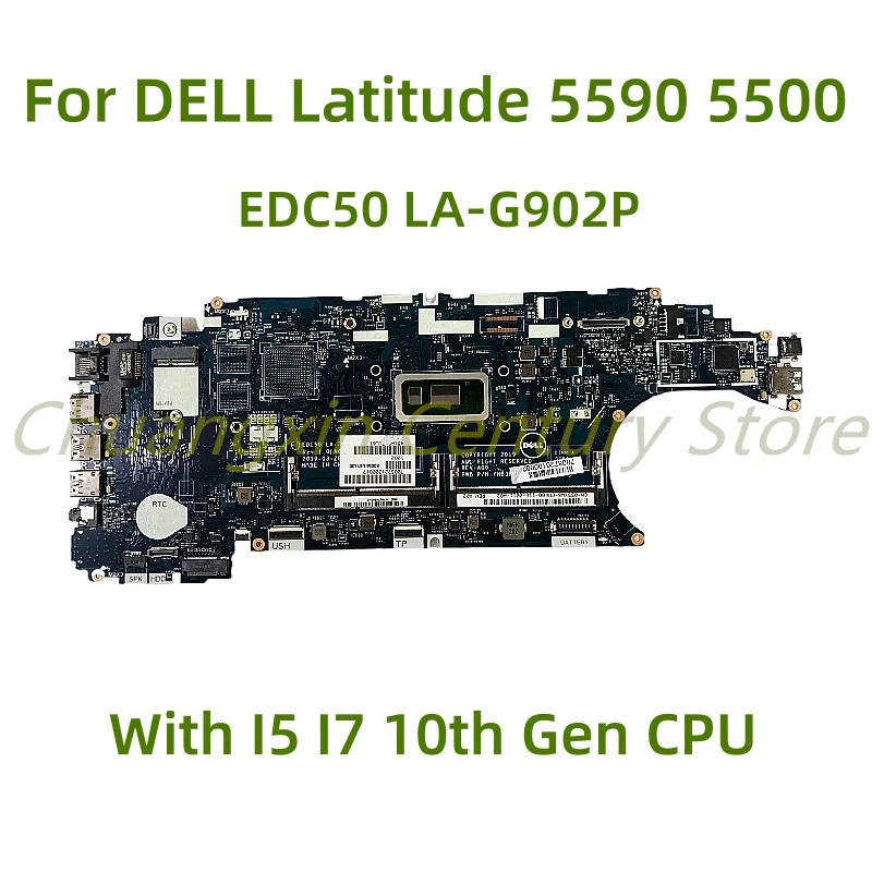Suitable for DELL Latitude 5590 5500 laptop motherboard EDC50 LA-G902P with I5 I7 10th Gen CPU 100% Tested Fully Work
Suitable for DELL Latitude 5590 5500 laptop motherboard EDC50 LA-G902P with I5 I7 10th Gen CPU 100% Tested Fully Work