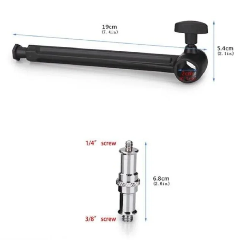 Hexagon Extension Arm Wide Range Adjustment Holder Multi Functional Extension Pole Install Speedlight
Hexagon Extension Arm Wide Range Adjustment Holder Multi Functional Extension Pole Install Speedlight