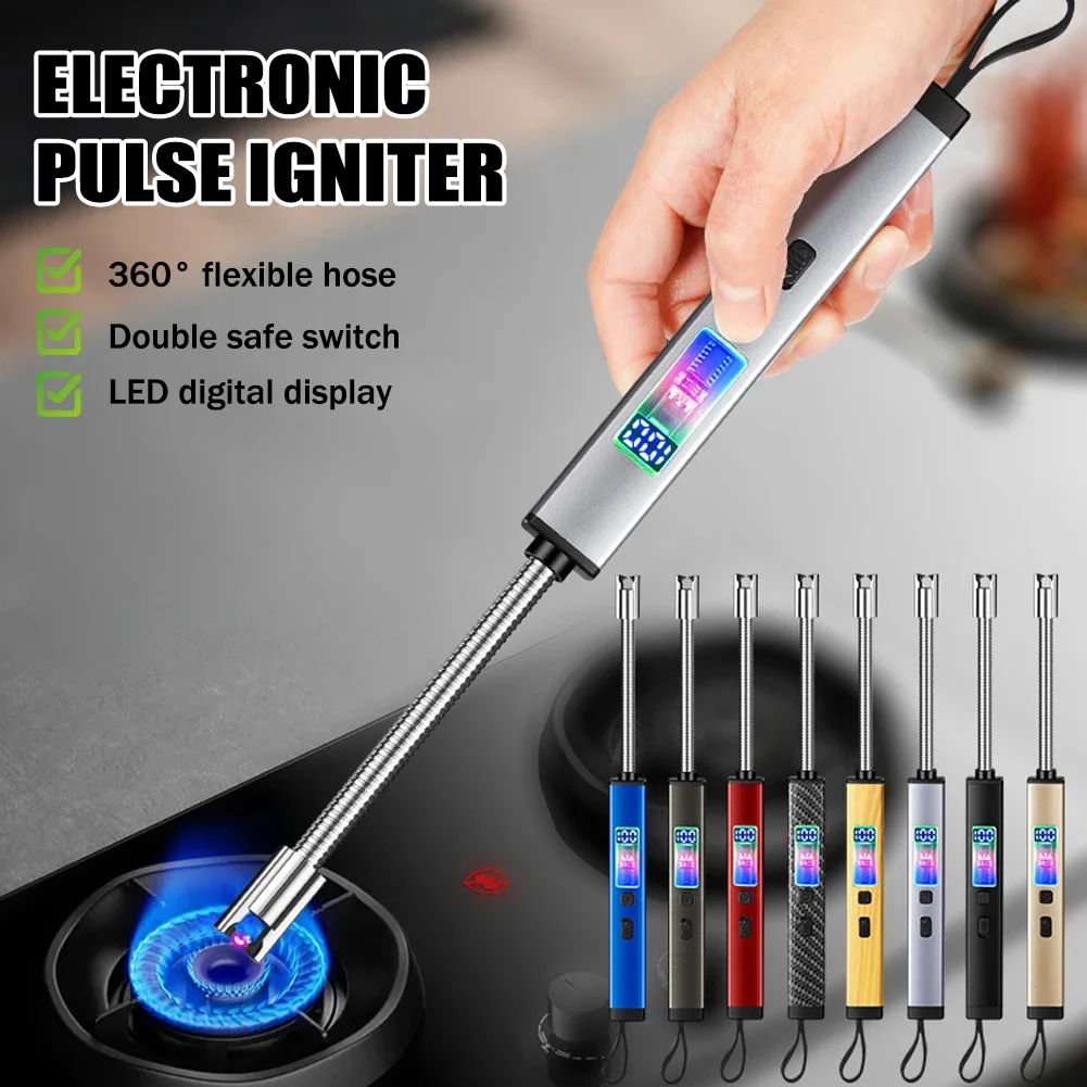 Outdoor Lighter Kitchen USB Rechargeable Portable Electronic Lighter Safety Lock Eco-friendly for Candles Gas Stoves
Outdoor Lighter Kitchen USB Rechargeable Portable Electronic Lighter Safety Lock Eco-friendly for Candles Gas Stoves