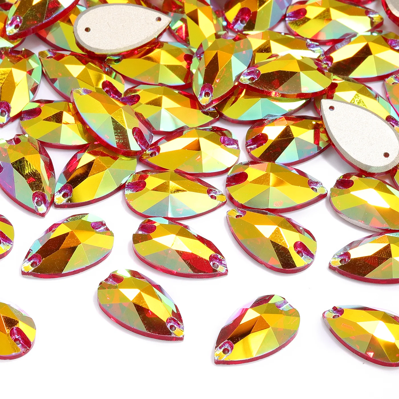 High Quality Waterdrop Rhinestones Are Used To Sew Sparkling Crystal Wedding Dresses And Diy Sew Glass Rhinestones For Clothing
High Quality Waterdrop Rhinestones Are Used To Sew Sparkling Crystal Wedding Dresses And Diy Sew Glass Rhinestones For Clothing